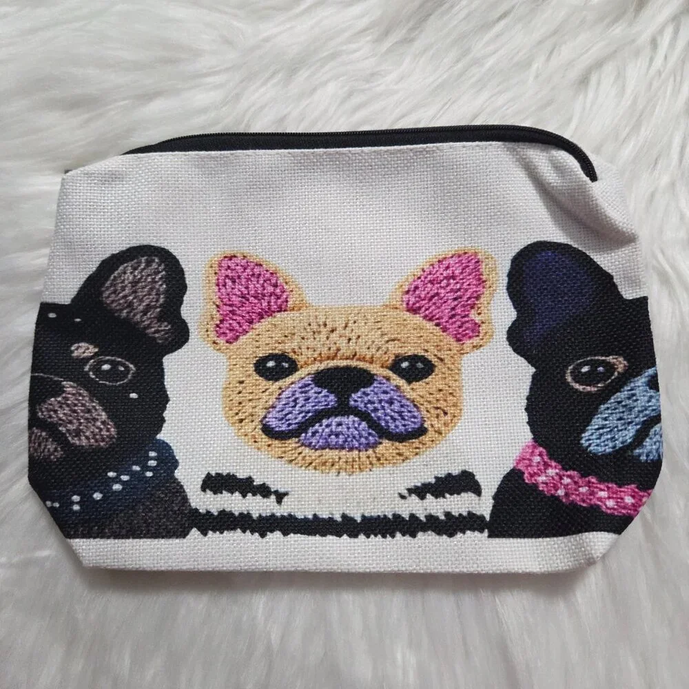 French Bulldog Zipper Pouch